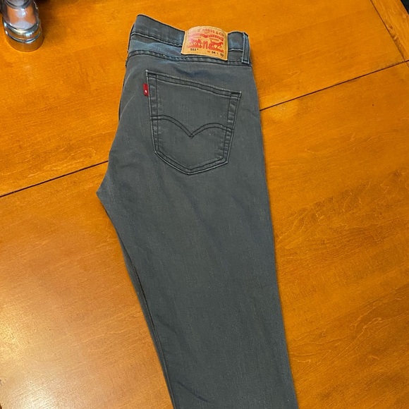 Mens Levi’s 511 Grey jeans - Picture 4 of 5